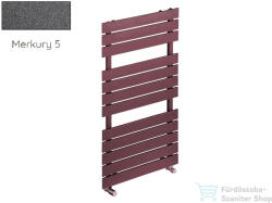 Radeco BARI A3-450/B 970x550 design radiátor, MERKURY 5 (metál sötétszürke) színben (Radeco_BARI_A3_450B_MERKURY5)