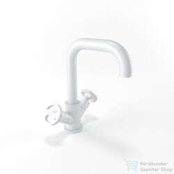 Bugnatese Millenovecinquanta mosdó csaptelep leeresztő nélkül, matt fehér 4534SBI (4534SBI)