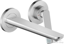 Hansgrohe AXOR Citterio C falsík alatti mosdó csaptelep 19, 3 cm-es kifolyóval, nem zárható leeresztővel, rombuszmetszéses fogantyúval, alaptest nélkül, króm 49111000 (49111000)