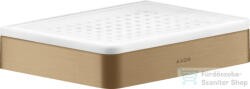 Hansgrohe AXOR UNIVERSAL SOFTSQUARE fali szappantartó, szálcsiszolt bronz 42803140 (42803140)
