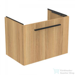 Ideal Standard I. Life S 60x37, 5 cm-es 1 fiókos fali szekrény mosdó és fogantyú nélkül, Natural oak T5292NX (T5292NX)