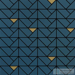 Marazzi Eclettica Bronze Mosaico Blue 40x40 fali csempe M3JH (M3JH)