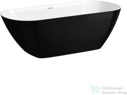 Laufen LUA 170x75 szabadonálló kád, Marbond kompozit anyagból, fényes fekete/fehér H2200820640001 (H2200820640001)