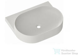 RAVAK YARD 60 konzollal falra szerelhető mosdó csaplyuk-és túlfolyó nélkül, Smoke Grey XJX0O060000 (XJX0O060000)