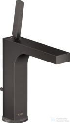 Hansgrohe AXOR CITTERIO mosdó csaptelep 180 mm, automata leeresztővel, szálcsiszolt fekete króm 39031340 (39031340)