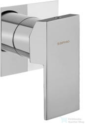 SAPHO LATUS falba süllyesztett zuhanycsaptelep, 1-irányú váltóval, zuhanyszett nélkül, króm (1102-76) (1102-76)