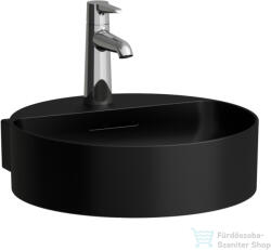 Laufen Val SaphirKeramik 40x42, 5 cm-es mosdó, matt fekete H8112817161041 (H8112817161041)