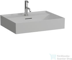 Laufen Kartell By Laufen 60x46 cm-es csiszolt aljú mosdó, Matt szürke H8163337591041 (H8163337591041)