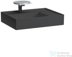 Laufen Kartell By Laufen 60x46 cm-es mosdó 1 csaplyukkal, Graphite matt H8183347581111 (H8183347581111)