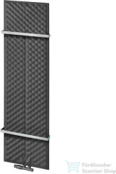 Radeco KEX 1570x450 design radiátor 2 db törölközőtartóval, MERKURY 6 (metál fekete) színben (Radeco_KEX_MERKURY6)