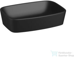 Jika LYRA PLUS 55x38 cm-es pultra ültethető mosdó, matt fekete H8183837161121 (H8183837161121)
