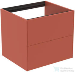 Ideal Standard CONCA 60x55 cm-es 2 fiókos fali szekrény mosdó és pult nélkül, Sunset matt T4355Y3 (T4355Y3)