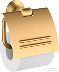 Hansgrohe AXOR MONTREUX fali wc papír tartó, szálcsiszolt sárgaréz hatású 42036950 (42036950)