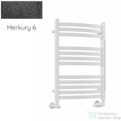 Radeco ENZO AK2-600/EL 715x630 törölközőszárítós radiátor, MERKURY 6 (metál fekete) színben (Radeco_ENZO_AK2_600_EL_MERKURY6)
