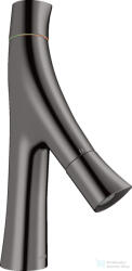 Hansgrohe AXOR STARCK ORGANIC 80 kétkaros mosdó csaptelep nem zárható leeresztővel, polírozott fekete króm 12011330 (12011330)