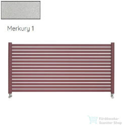 Radeco ALVO 4 630x1300 design radiátor, MERKURY 1 (metál ezüst) színben (Radeco_ALVO_4_MERKURY1)