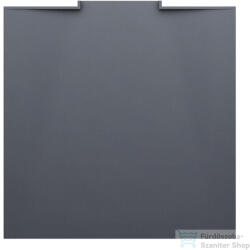Laufen NIA zuhanytálca 90x90 cm, Marbond kompozit anyagból, lefolyó a falon belül, Antracit H2100310780001 (H2100310780001)