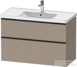 Duravit D-NEO 984x452 mm-es 2 fiókos függesztett szekrény 236710XXX mosdóhoz, Linen Decor DE435607575 (DE435607575)