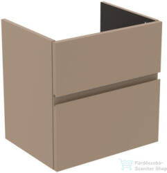 Ideal Standard FINESSE 53x40, 9 cm-es 2 fiókos szekrény mosdó nélkül, matt greige E3409UP (E3409UP)