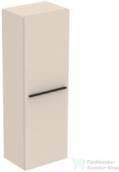 Ideal Standard I. Life A 40x30x120 cm-es 1 ajtós szekrény fogantyú nélkül, Sand beige matt T5261NF (T5261NF)