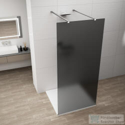 SAPHO POLYSAN ESCA CHROME Walk-in zuhanyfal, szabadonálló, füst üveg, 1000mm (ES1410-05) (ES1410-05)