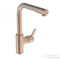 Ideal Standard GUSTO kihúzható fejes, 2 funkciós mosogató csaptelep, Sunset rose BD420J4 (BD420J4)