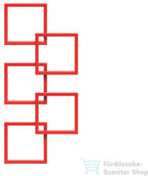 Radeco LOCO 5 MINI 1123x500 design radiátor, WENUS 7 (piros) színben, jobbos (Radeco_LOCO_5_MINI_J_WENUS7)