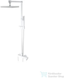 Bugnatese TETRIS zuhanyrendszer 25x25 cm-es fejzuhannyal, matt fehér 9136CBI (9136CBI)