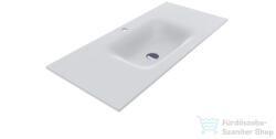 LunArt Timo 1000 100x45 cm-es beépíthető öntöttmárvány mosdó túlfolyó nélkül, matt fehér 5999123006745 (5999123006745)