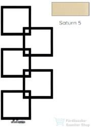 Radeco LOCO 5 MINI 1123x500 design radiátor, SATURN 5 (matt krém) színben, jobbos (Radeco_LOCO_5_MINI_J_SATURN5)