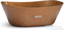S.V.I.S. Design mosdó 50 cm LIBRA BASIC - SMOKED METAL réz és zöld, félmatt lakk UBX. LIBRA. BC. 050.000. MS. 03.2 (UBX_LIBRA_BC_050_000_MS_03_2)