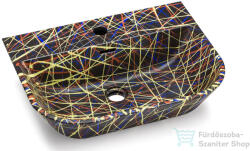 S.V.I.S. Design mosdó 55 cm VELA BASIC - PUNK, fekete, matt lakk UBO. VELA. BC. 055.000. PU. 03.1 (UBO_VELA_BC_055_000_PU_03_1)