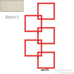 Radeco LOCO 5 1540x685 design radiátor, SATURN 3 (matt bézs) színben, balos (Radeco_LOCO_5_B_SATURN3)