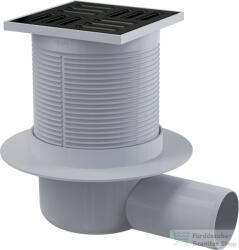 Deante padlóösszefolyó, rácsos, matt fekete KOS_N01C (KOS_N01C)