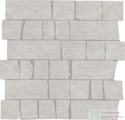 Marazzi Mystone Moon White Mosaico Spaccatella 30x30 cm-es padlólap M8LJ (M8LJ)