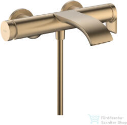 Hansgrohe VIVENIS kádtöltő csaptelep, zuhanyszett nélkül, szálcsiszolt bronz 75420140 (75420140)