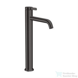 Hansgrohe AXOR ONE 260 magasított mosdócsaptelep nem zárható leeresztővel, szálcsiszolt fekete króm 48002340 (48002340)