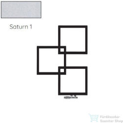 Radeco LOCO 3 MINI 707x500 design radiátor, SATURN 1 (metál jégszürke) színben, balos (Radeco_LOCO_3_MINI_B_SATURN1)