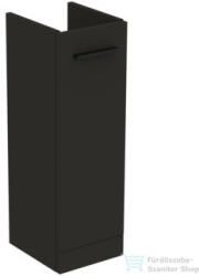 Ideal Standard I. LIFE A 60x44 cm-es 1 ajtós álló szekrény mosdó és fogantyú nélkül, Carbon grey matt T5266NV (T5266NV)