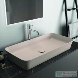 Ideal Standard IPALYSS 80x40 cm-es pultra ültethető mosdó nem zárható leeresztővel, Mink E1391V8 (E1391V8)