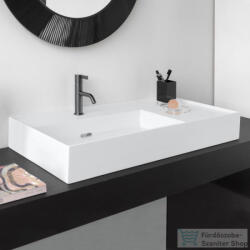 Laufen Kartell By Laufen 90x46 cm-es csiszolt aljú mosdó 1 csaplyukkal, matt fehér H8183387571111 (H8183387571111)