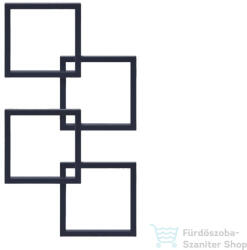 Radeco LOCO 4 MINI 915x500 design radiátor, Merkury 7 (matt fekete) színben, balos (Radeco_LOCO_4_MINI_B_Merkury7)