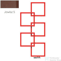 Radeco LOCO 5 1540x685 design radiátor, JOWISZ 5 (matt barna) színben, barna (Radeco_LOCO_5_B_JOWISZ5)