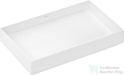 Hansgrohe XUNIVA EVO E 65x40 cm-es pultra ültethető mosdó, matt fehér 60326700 (60326700)