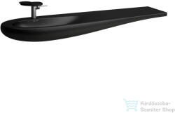 Laufen Ilbagnoalessi One 160x50 cm-es ráépíthető mosdó, pult jobb oldalon, matt fekete H8149717161041 (H8149717161041)