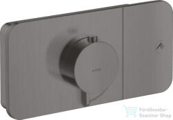 Hansgrohe AXOR ONE termosztátos falsík alatti kád /zuhany csaptelep, szálcsiszolt fekete króm 45711340 (45711340)
