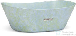 S.V.I.S. Design mosdó 50 cm LIBRA BASIC - GRANITE kék és zöld, félmatt lakk UBX. LIBRA. BC. 050.000. GR. 03.2 (UBX_LIBRA_BC_050_000_GR_03_2)