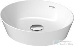 Duravit CAPE COD 400x360 mm-es ráültethető mosdó Wondergliss bevonattal, fehér/szatén fehér matt 23284026001 (23284026001)
