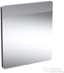 Geberit Option Square 60x65 cm-es tükör felső LED világítással, szálcsiszolt alumínium 819260000 (819260000)