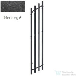 Radeco FUEGO KOLOR 1650x290 jobbos design radiátor, MERKURY 6 (metál fekete) színben (Radeco_FUEGO_R_MERKURY6)